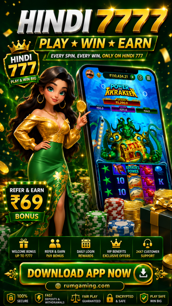 Hindi 777 apk, play, win ,earn