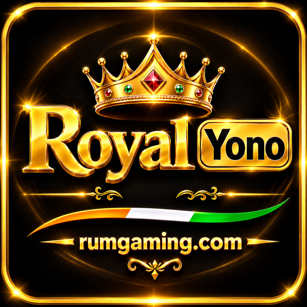 Royal Yono Apk (2026) | Withdrawal ₹260 & Bonus ₹85 2 Golden Royal Yono logo on black background.
