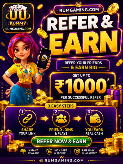  vip Joy rummy refer earn prograam